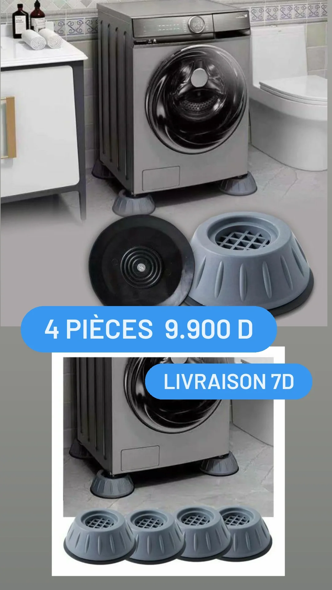 support machine à laver anti-vibration