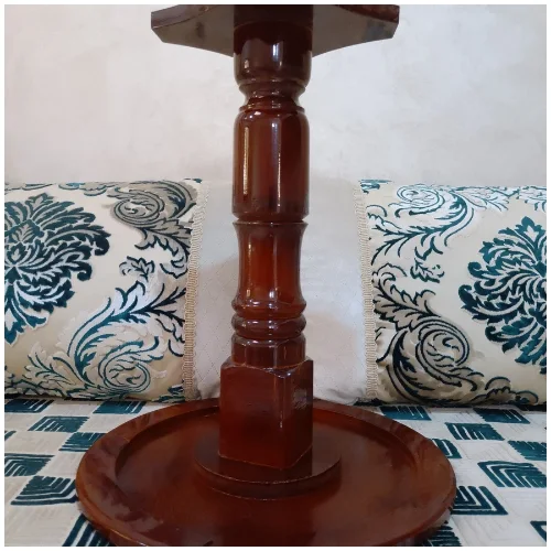 طاولة خشبية دائرية متعددة الوظائف🌟