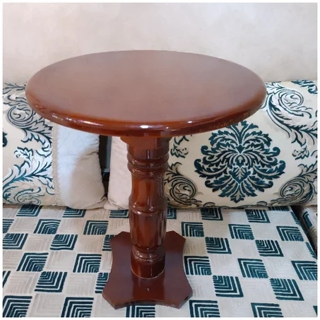 طاولة خشبية دائرية متعددة الوظائف🌟