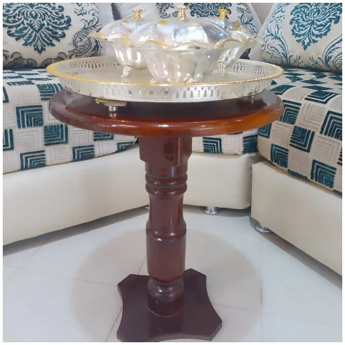 طاولة خشبية دائرية متعددة الوظائف🌟