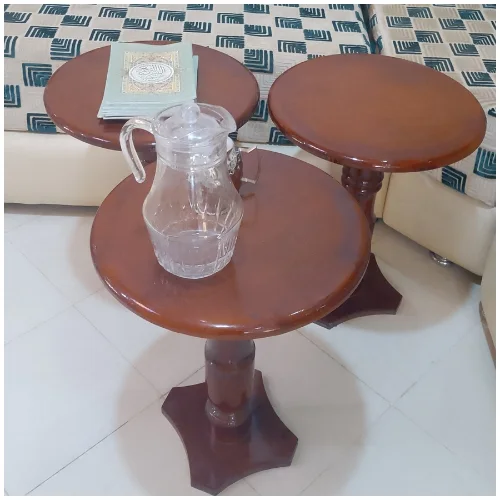 طاولة خشبية دائرية متعددة الوظائف🌟