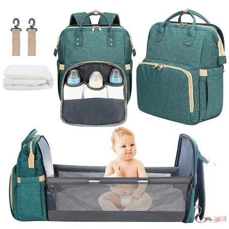 حقيبة  الاطفال  مع سرير