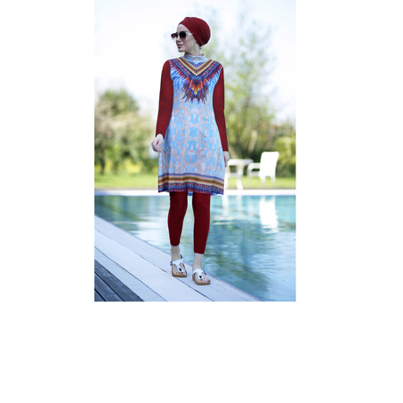 Maillot de bain hijab entièrement couvert, Remsa Swimsuit Africa