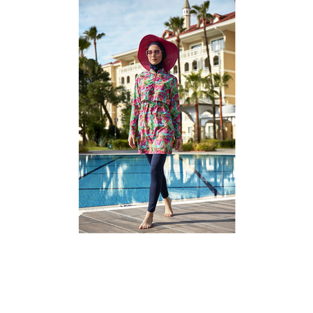 Remsa R112 Ayşe – Burkini Couvrant Élégant 4 pièces