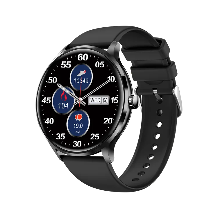 Montre Connectée Intelligente QS80 - Écran Rond 1.39