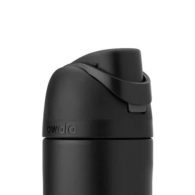 Gourde Anti-Fuite en Acier Inoxydable Owala FreeSip - Noir Total
