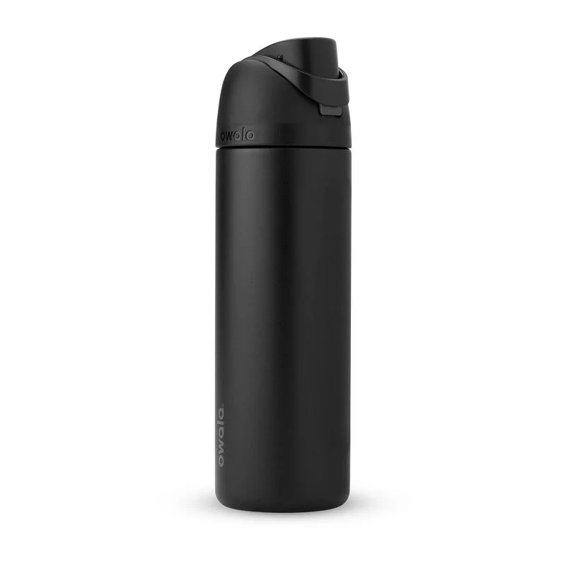 Gourde Anti-Fuite en Acier Inoxydable Owala FreeSip - Noir Total