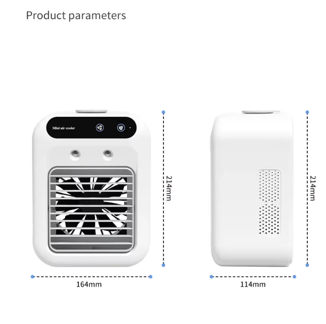Mini Climatiseur Portable USB & Humidificateur 3-en-1 - Fraîcheur Instantanée