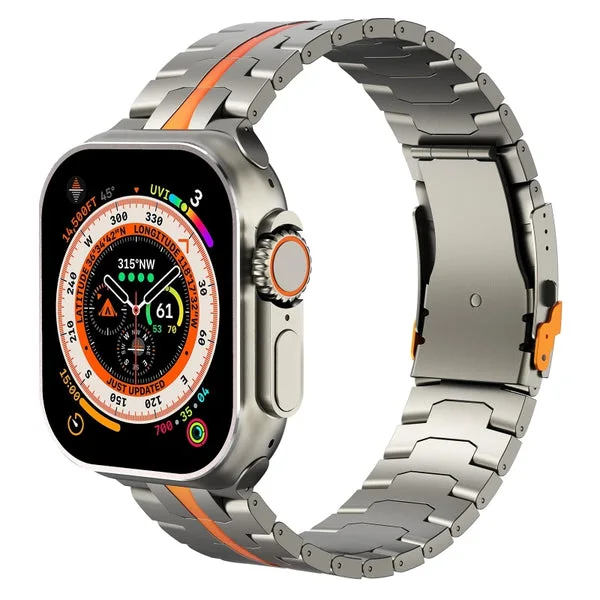 Bracelet en titane de luxe pour Apple Watch Ultra Band