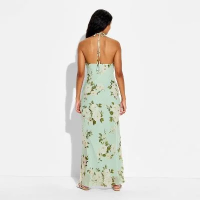 Robe Maxi Fluide à Volants et Dos Nu - Style Boho Élégant