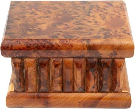 صندوق سري مغربي مصنوع يدويًا مع سوار نحاسي هدية