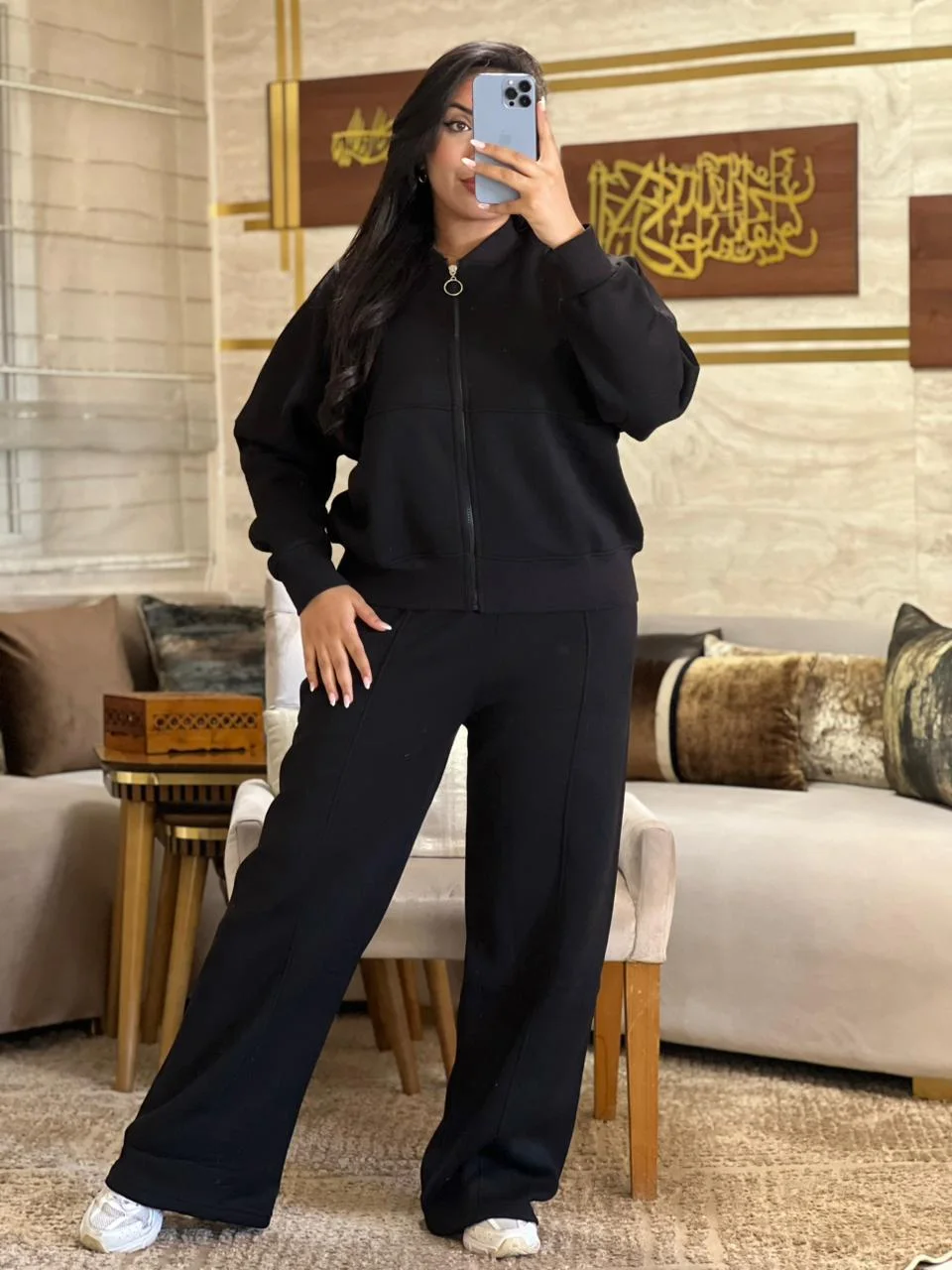 Ensemble confort chic zippé