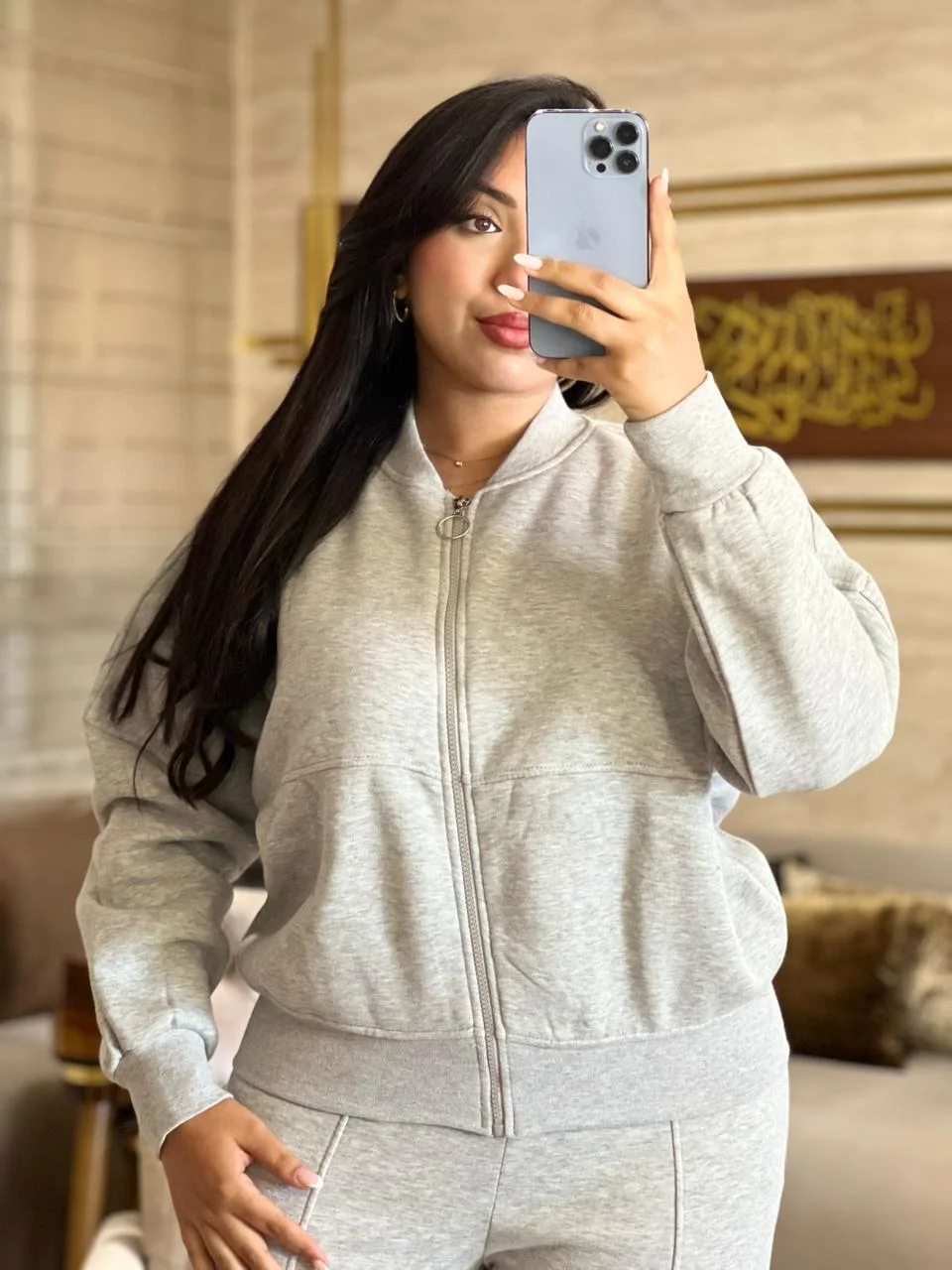 Ensemble confort chic zippé