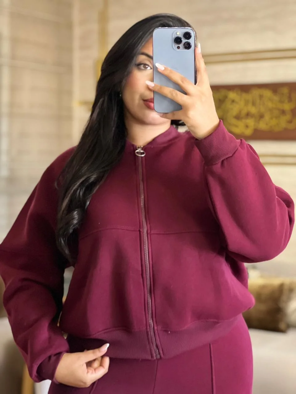 Ensemble confort chic zippé