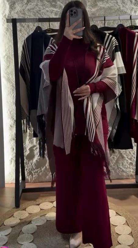 Ensmeble 3 pièces rayé