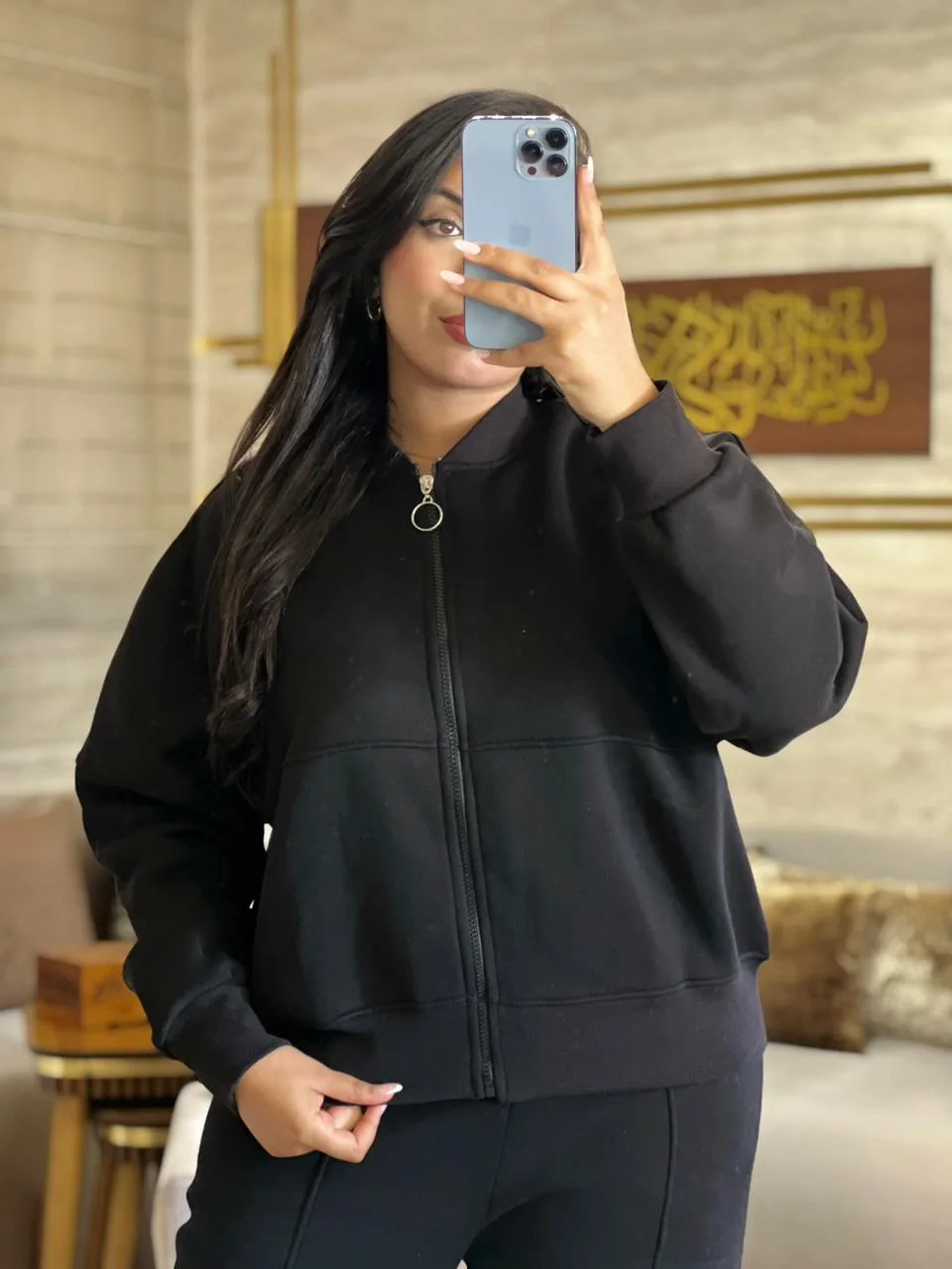 Ensemble confort chic zippé