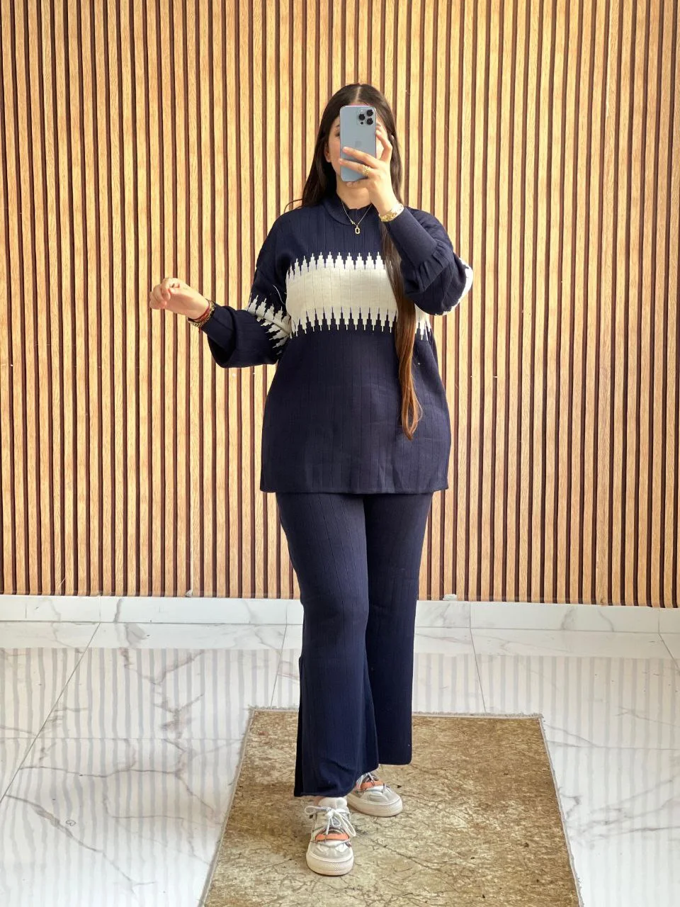 Ensemble sapin la maille douce