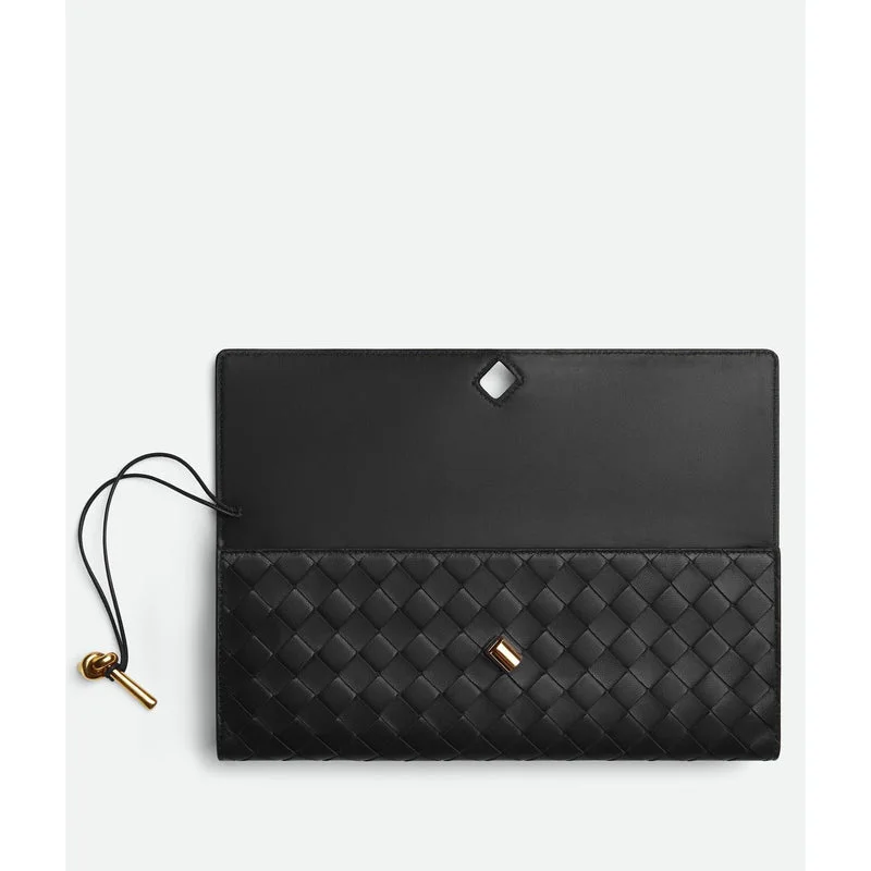 Sac Bottega - Clutch Andiamo - Noir
