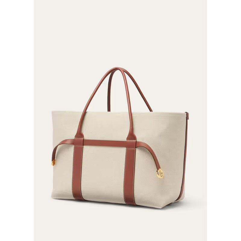 Sac Loro Piana Ghiera Shopper - blanc