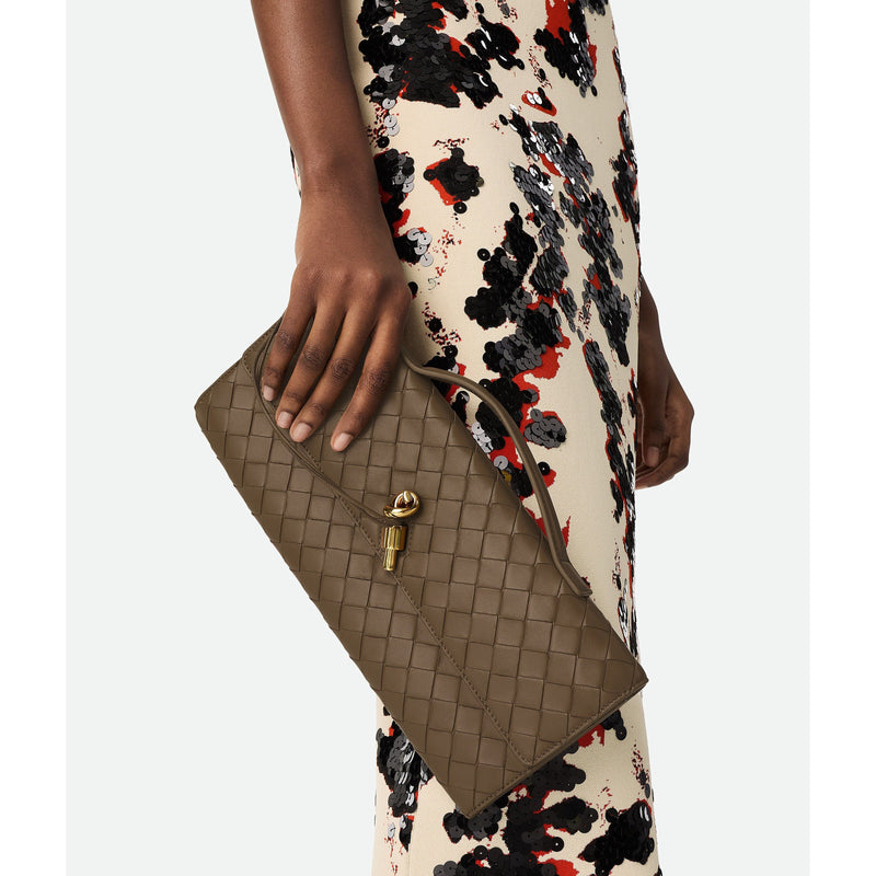 Sac Bottega - Clutch Andiamo - Marron