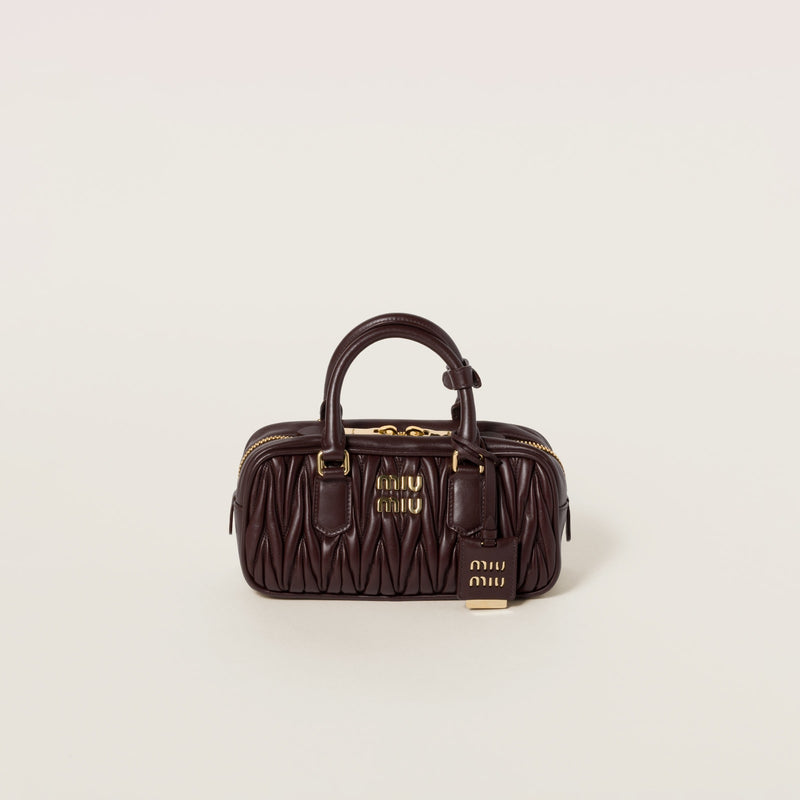 Sac Miu Miu Arcadie en cuir nappa matelassé