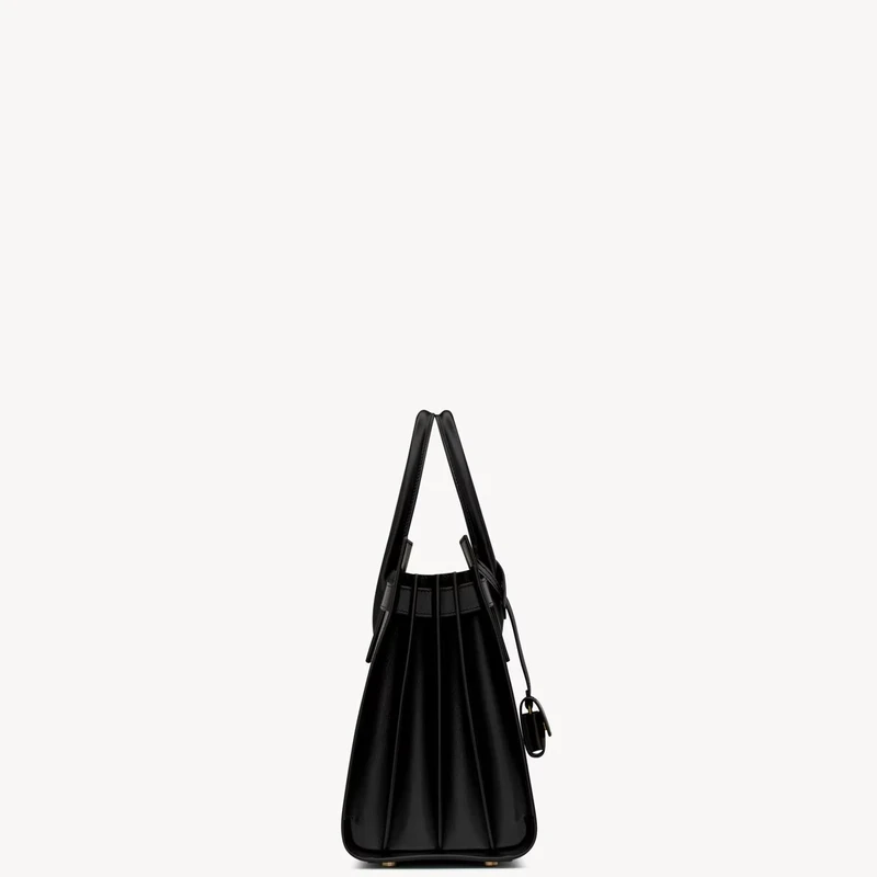 SAC DE JOUR EN CUIR LISSE - SMALL