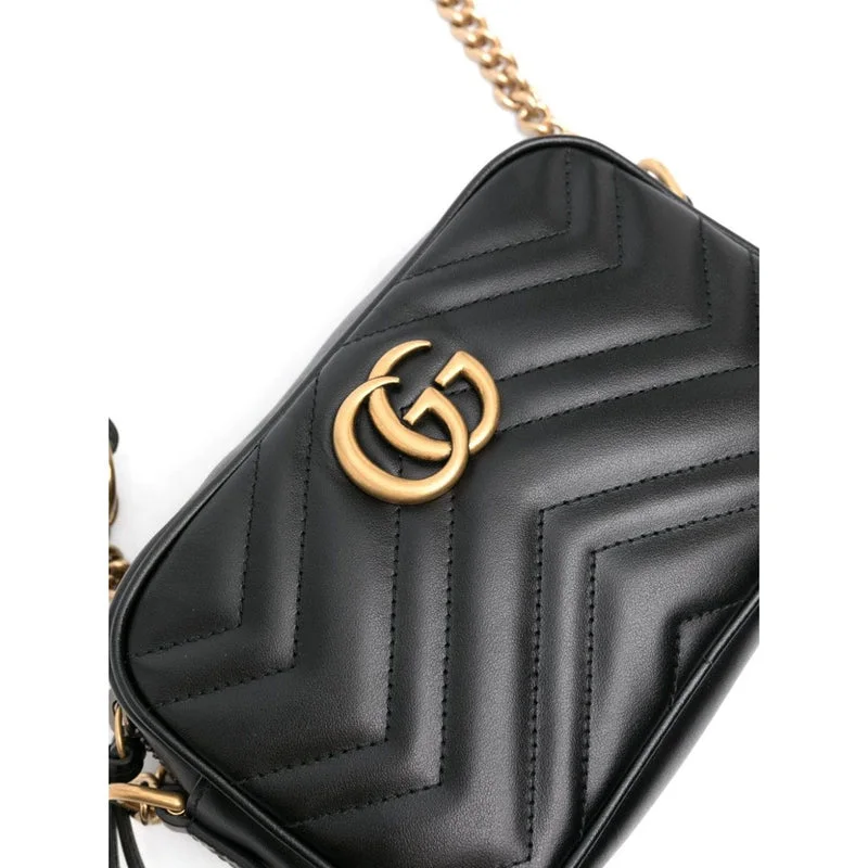 Sac Gucci - Bandoulière à motif GG Marmont