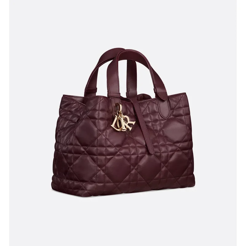 Sac Dior Medium Toujours - Rouge