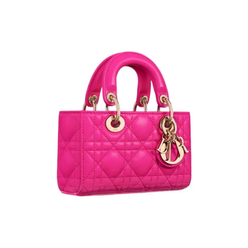 Sac Christian Dior Lady D Joy - Rose