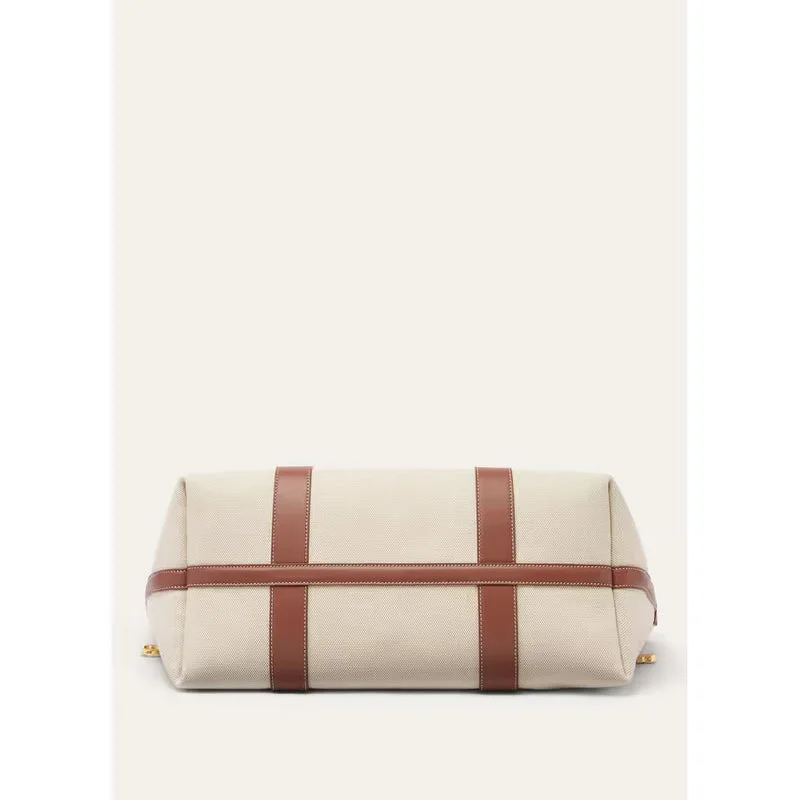 Sac Loro Piana Ghiera Shopper - blanc