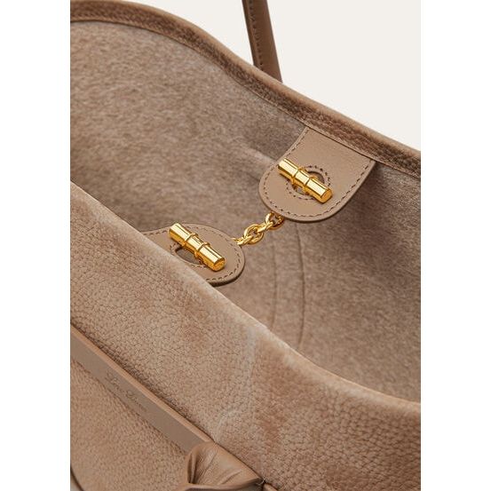 Sac Loro Piana Ghiera Shopper Small - Taupe