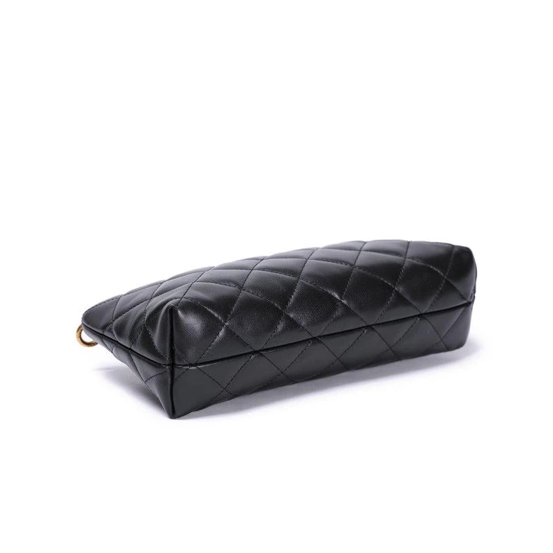 YSL iCare Quilted Tote Bag Black