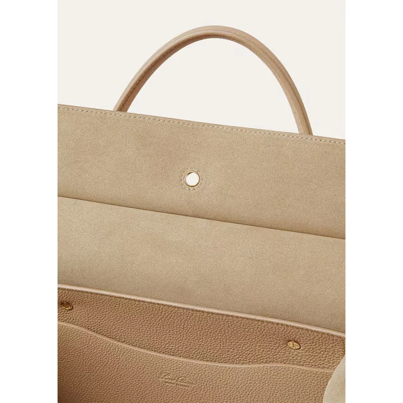 Sac Loro Piana Loom L32 - Mastic clair/doré