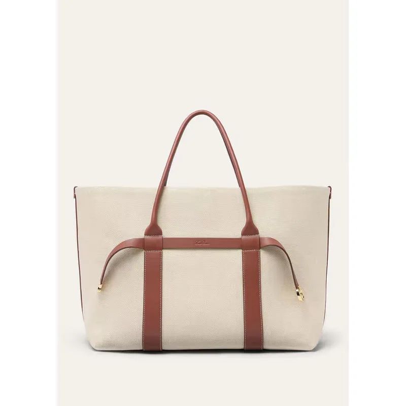 Sac Loro Piana Ghiera Shopper - blanc