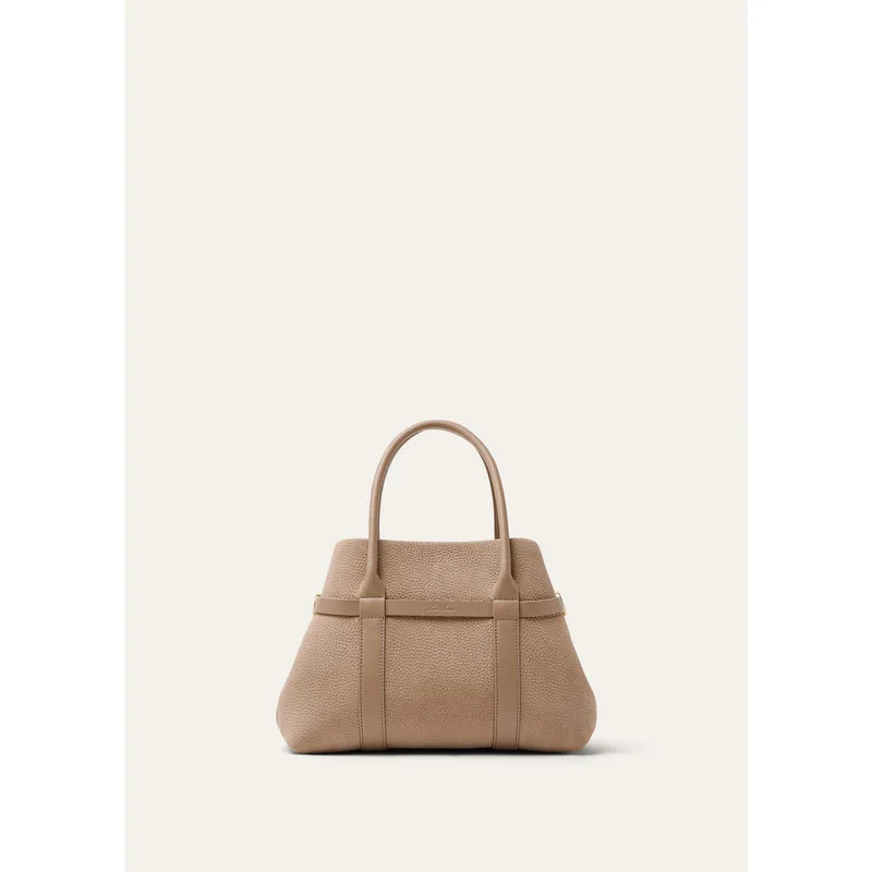 Sac Loro Piana Ghiera Shopper Small - Taupe