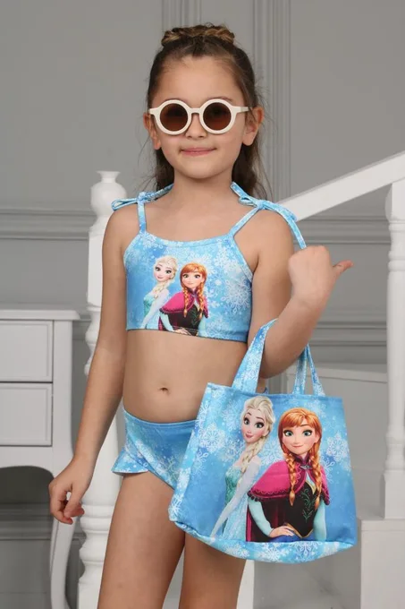 bikini fillette frozen+sac