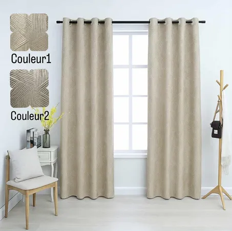 RIDEAU ANNEAUX  PRET A POSER