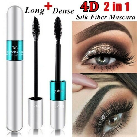 ماسكارا لاطالة الرموش 2 في 1 مضادة للماء