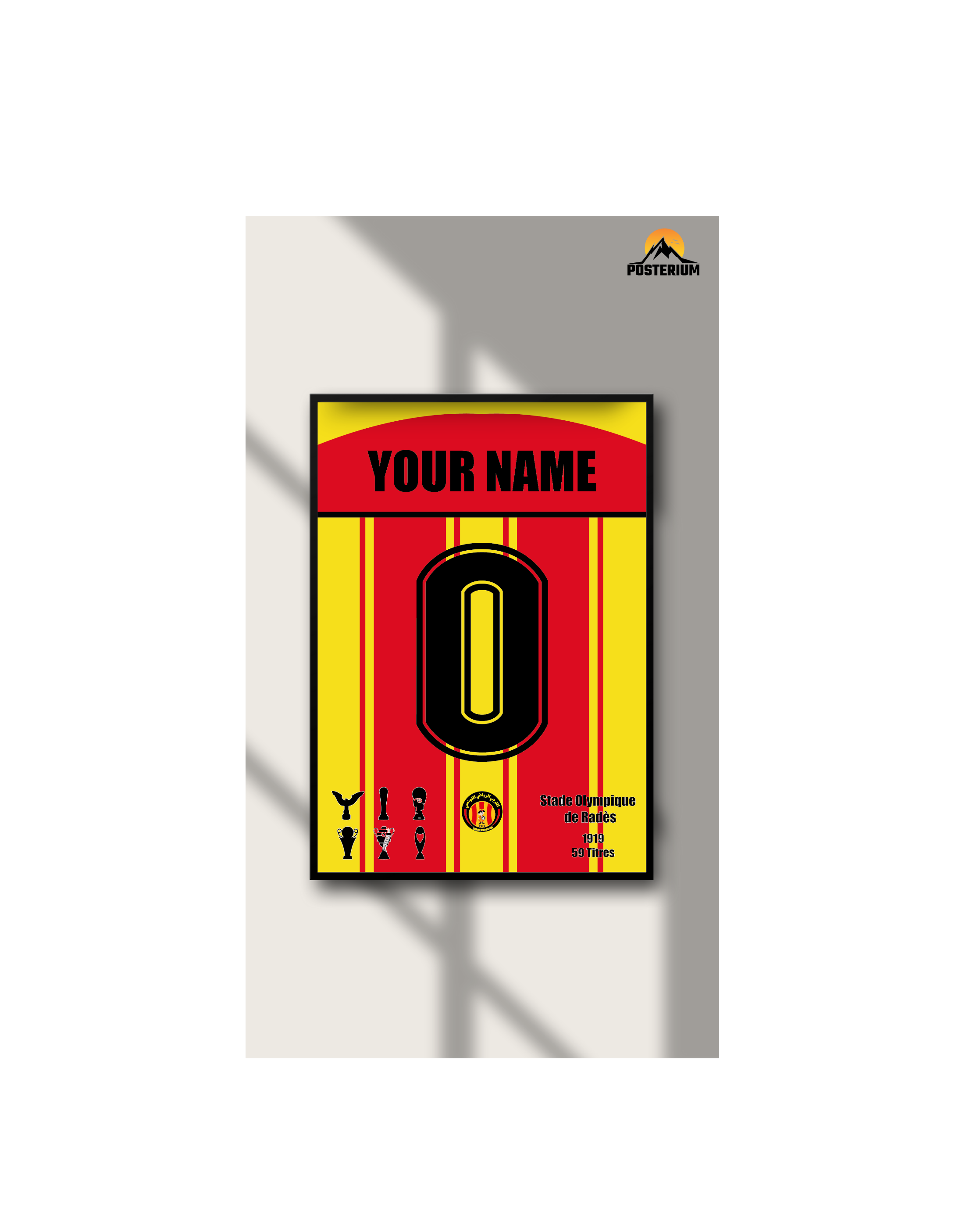 Tableau Personnalisé – Espérance Sportive de Tunis