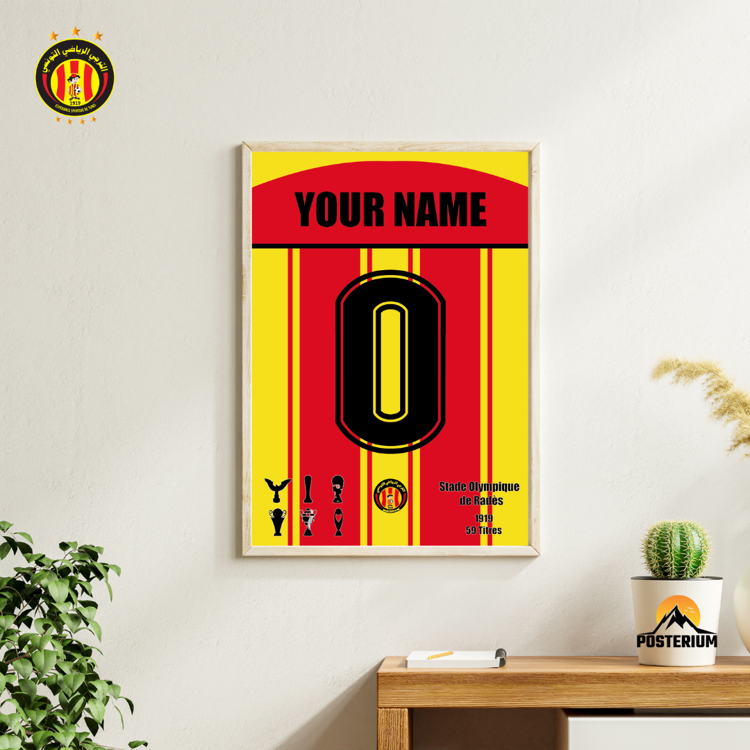 Tableau Personnalisé – Espérance Sportive de Tunis