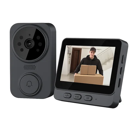 🔒 Visiophone Intelligent HD avec Écran 4,3’’ – Sécurité Totale à Domicile