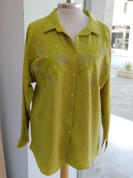 Chemise verte