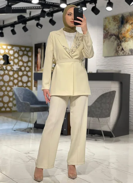 Ensemble Blanc Cassé