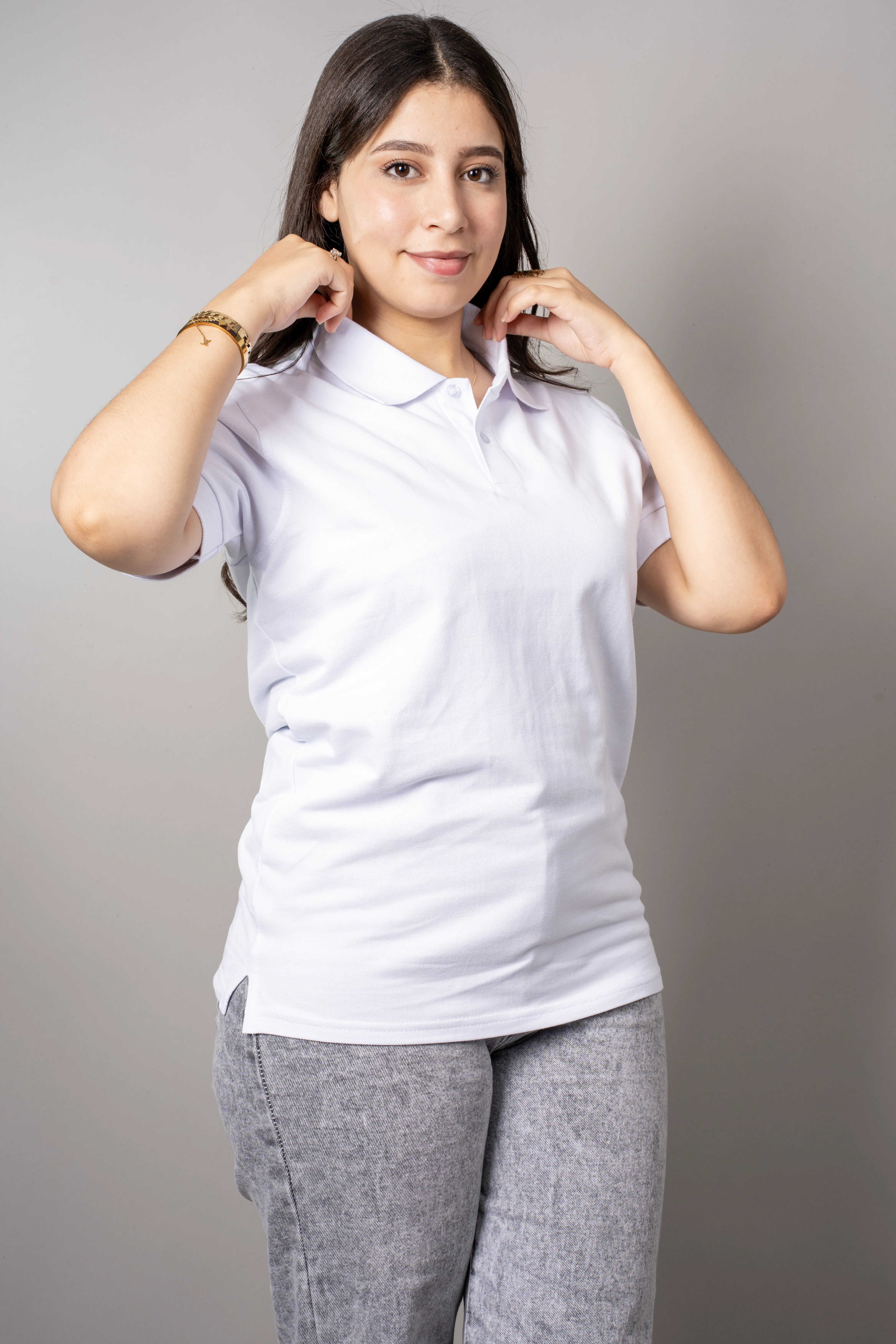 White Polo T-Shirt