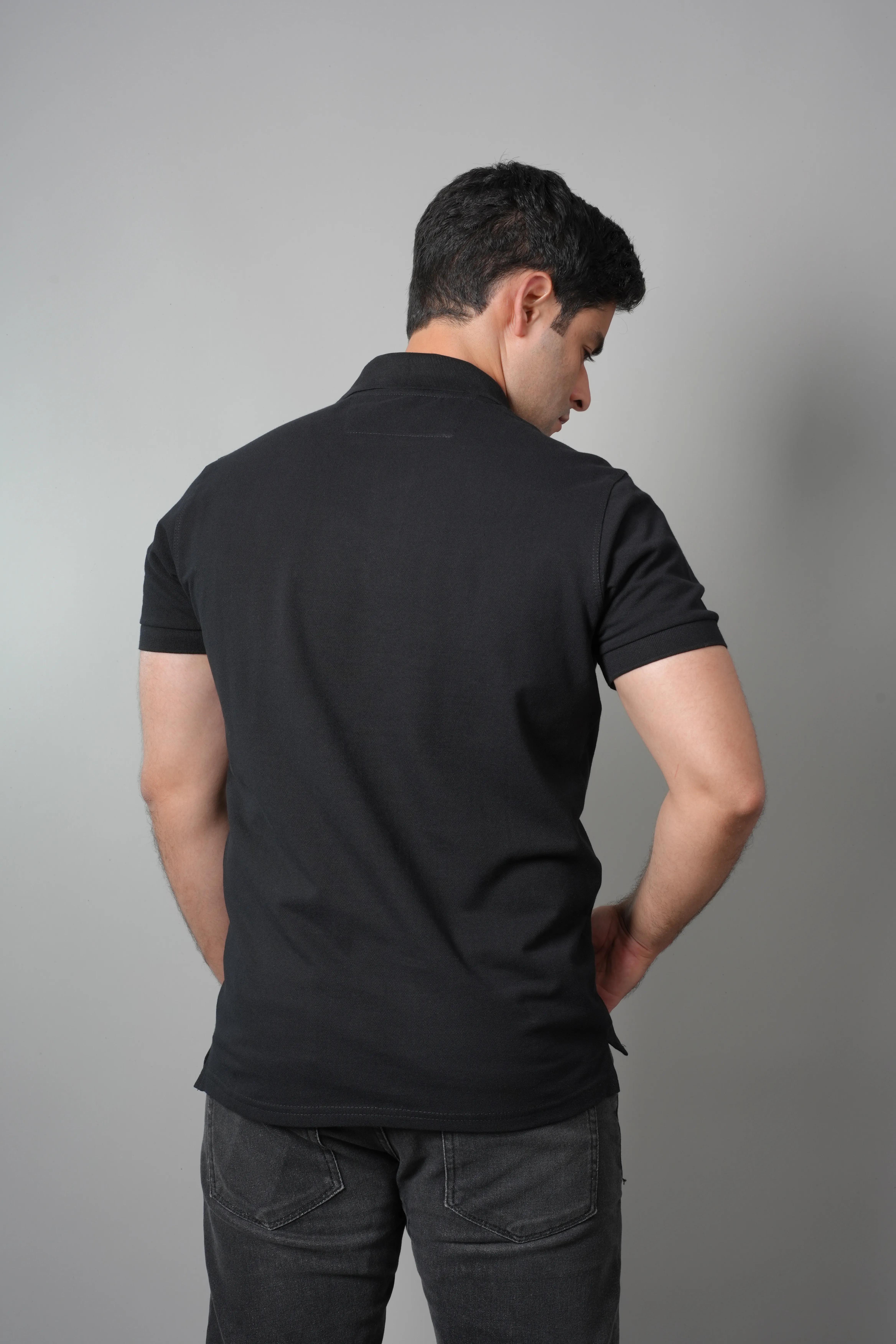 Black Polo T-Shirt