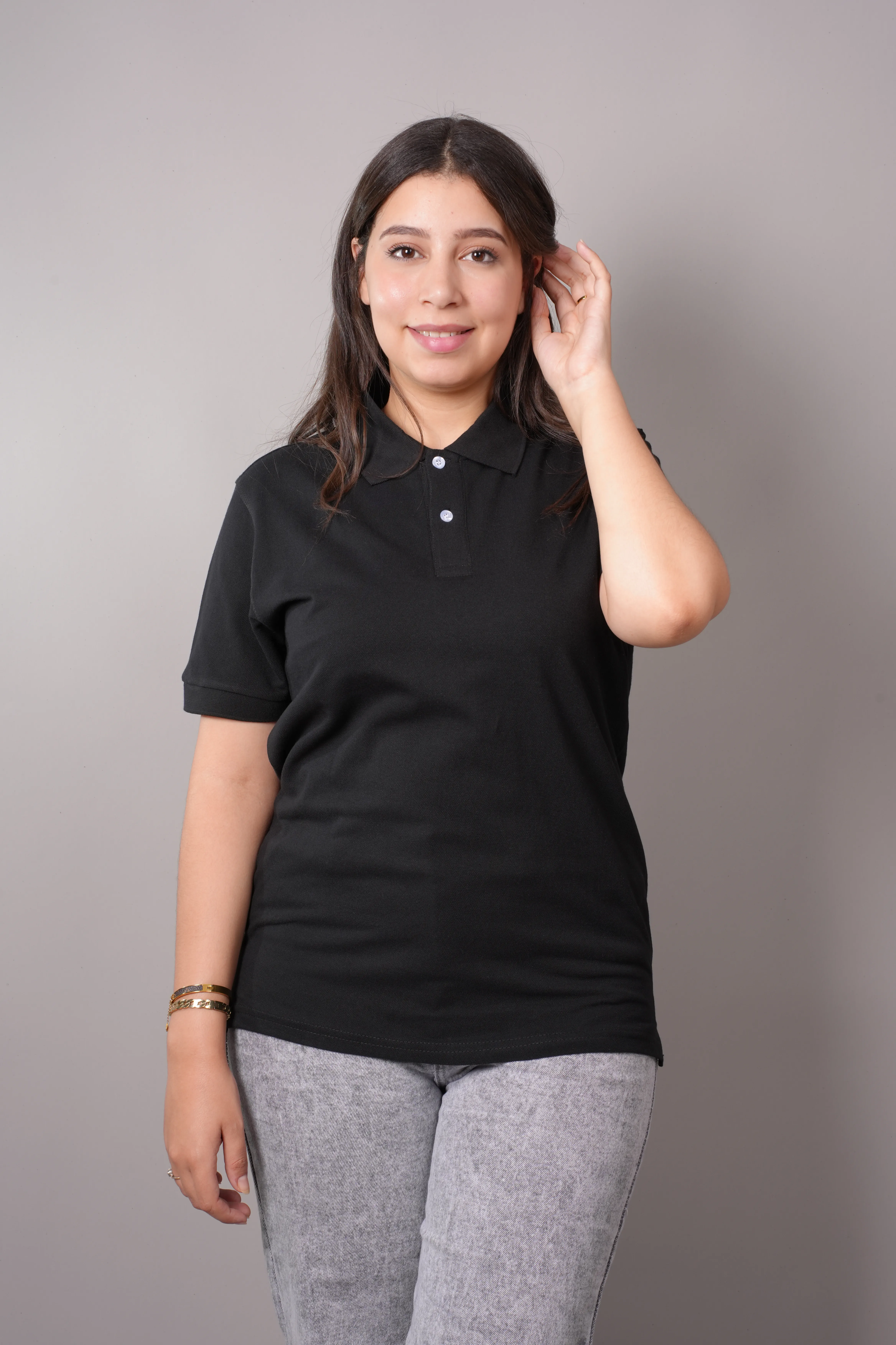 Black Polo T-Shirt