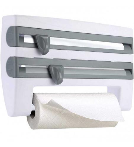 حامل ورق المطبخ 3 في 1