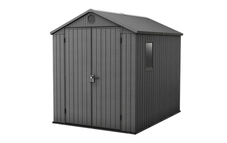 Darwin 6x8 Storage Shed - Graphite
