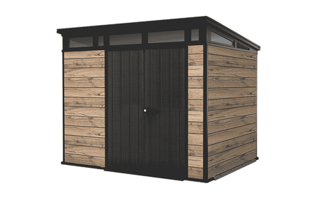 Signature 9x7 Storage Shed - Pine Brown