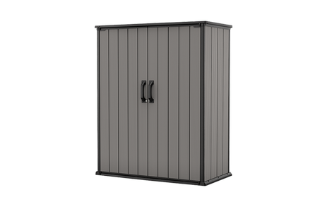 Premier Tall Storage Shed - Grey